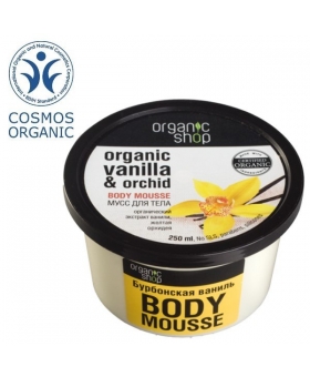 Organiczny mus do ciała WANILIA BURBOŃSKA, 250ml - Organic Shop